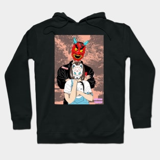 Tengu Boy & Kitsune Girl #2 Hoodie